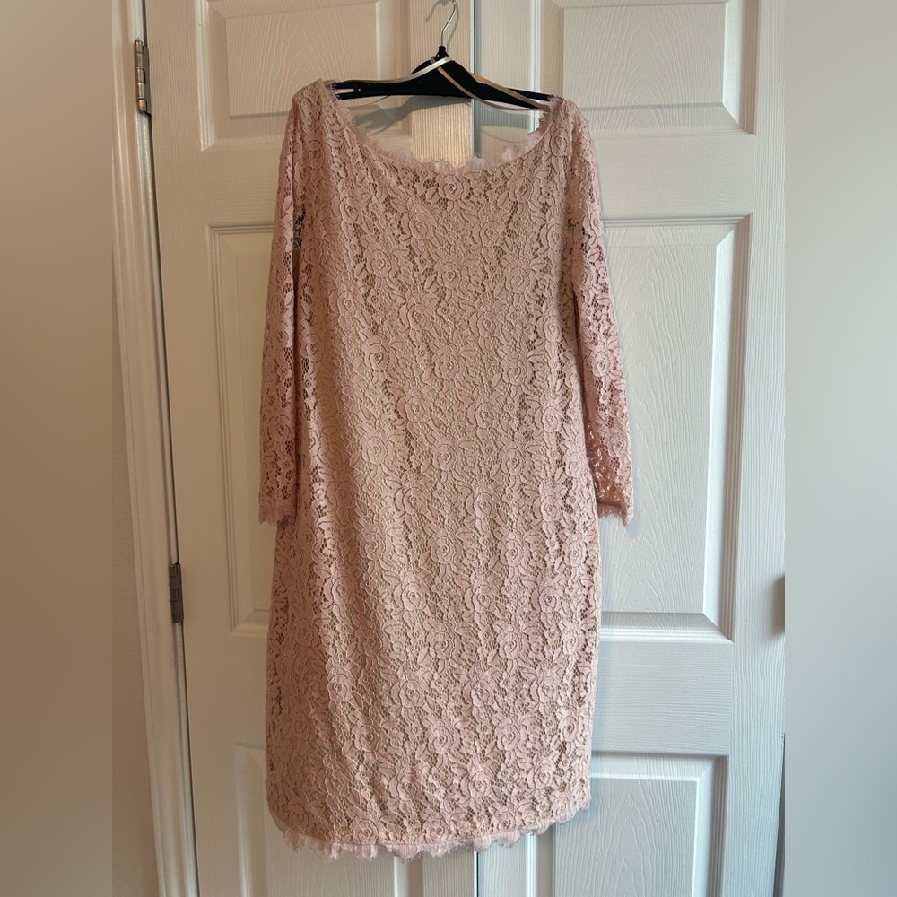 Eliza J Women Pink Lace Cocktail Dress 18